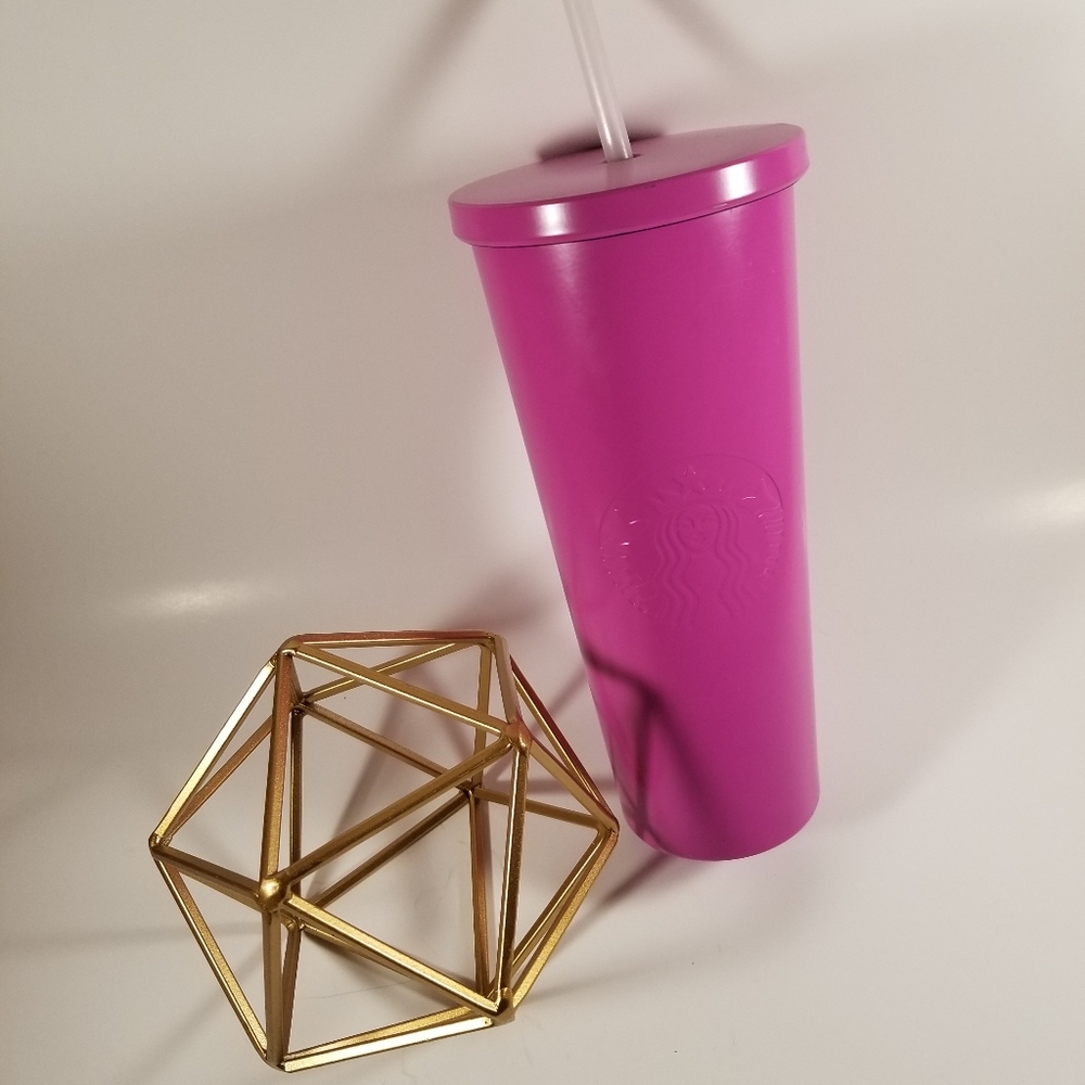 Starbucks, Rare, Magenta Stainless Steel Steel Tum